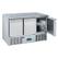 Gekoelde Werkbank | 3 Deuren, Gn1/1 | 0/+8°C | Mastro 9729C 1