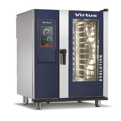 Gas Combi Steamer With Boiler And Automatic Cleaning System, 10x GN1/1 - Virtus AIC0040/FN 1