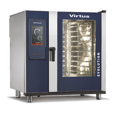 Gas Combi Steamer With Boiler And Automatic Cleaning System, 10x GN2/1 - Virtus AIC0042/FN 1