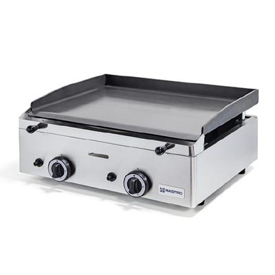 Gas Griddle Plate With 2 Grill Zones, Tabletop, Smooth Plate - AJA0004/RN 1
