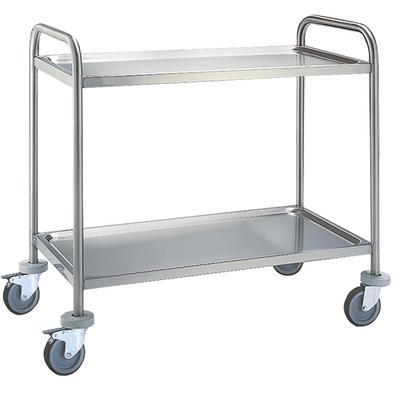 Service Trolley in Stainless Steel With 2 Levels 830x510 Mm - ARB030020087 1
