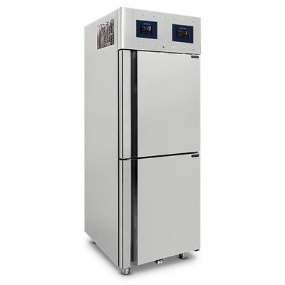 Refrigerator 350+350 Litres In Stainless Steel With 2 Temperatures GN2/1, -2°/+8°C|-10°/-22°C - WiF - Virtus BMC0012/FN 1