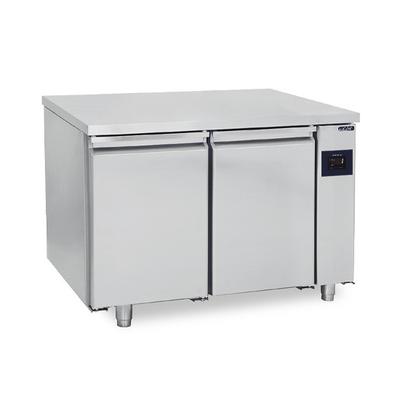 Refrigerated Pastry Counter 2 Doors Remote Cooling, Stainless Steel Top With Upstand, -2°/+8°C - WiF - Virtus BNZ0021/FN 1