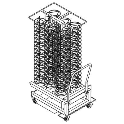 Mastro Kar Met Bordenrek 20X Gn 1/1 Oven, 100X Ø 310 Mm | CEP202 1
