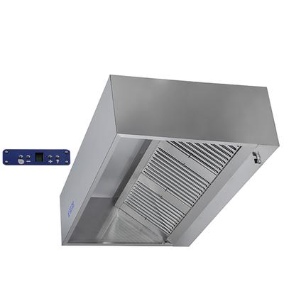 Wandbevestigde Vierkante Afzuigkap Met Motor, Verlichting En Snelhedenregelaar, 3000X1400 Mm 1