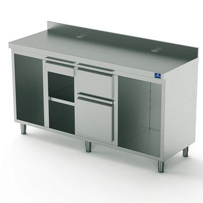 Coffee Service Table 2000 mm With Glasswasher and Ice Maker Housing, Mastro EEZ0003 1