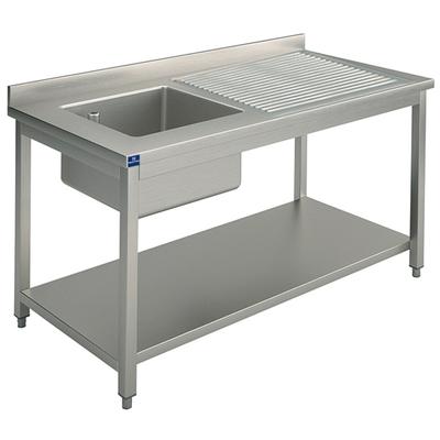 Mastro Wasbakunit, 1 Wasbak, Afdruipdeel Aan Rechterzijde, Op Poten, Met Bodemplaat, 1000X600 Mm | GLA0001 1