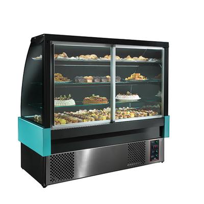 Uitserveer Vitrine Geventileerd | B=120cm | 3 Planken | +2/+8°C | Mastro H18FNE082 1