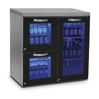 Mastro Inbouwkoeling Rechterkant Met 1 Scharnierende Glazend Deur En 2 Glazen Lades, 0°/+8°C | IBC0059 1