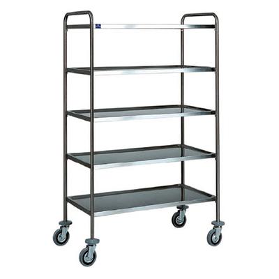 Service Trolley In Stainless Steel With 5 Levels, Mastro IFE0021 1