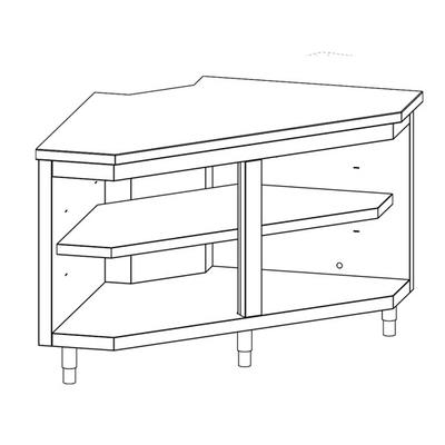 Internal Corner Unit, 90°, Mastro IIA1009VT 1