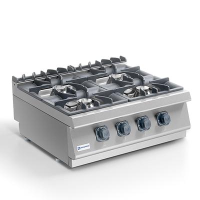 Gas Hob, Tabletop Model, 4 Burners - Virtus MS78PCGT 1