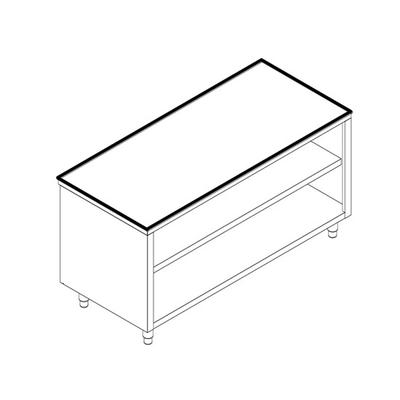 Vrijstaande Werkkast, Open, Zonder Opstand, 700X700 Mm 1