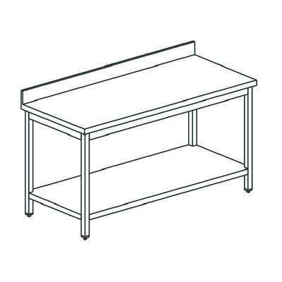 Mastro Werktafel Met Plank, Met Opstand, 700X600Xmm | STLA6070 1
