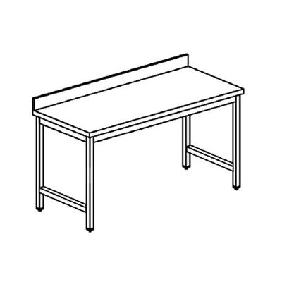 Mastro Werktafel Zonder Plank, Met Opstand, 700X600 Mm | STLTA6070 1