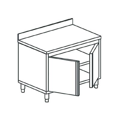 Mastro Vrijstaande Werkkast Met Scharnierdeuren, Met Opstand, 700X600 Mm | STNAB6070 1