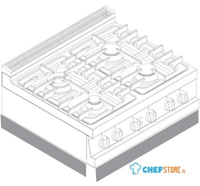 Plinth For 1200 Mm Tabletop Modules - Virtus V120ZFT