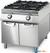 Gas Range With 4 Burners On Cabinet With Doors, Stainless Steel Containers, Two-Sided Panel Control, Virtus VS11080PCG 1