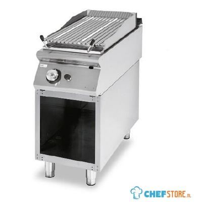 Mastro Lava-Stenen Grill Op Gas, Gietijzeren Kookzone, Vlees/Vis | VS9040GRL 1