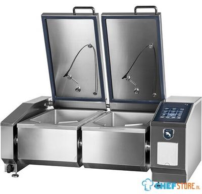 Electric Multifunction Device 2x 29 Liters (2x GN1/1) With Automatic Lifting - Virtus VSMD101DS 1