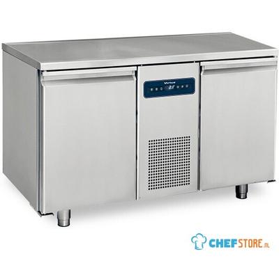 Mastro Vrieswerkbank  Met 2 Deuren Gn 1/1 En Opstand, -2°/+8°C | VTGB2/FN 1
