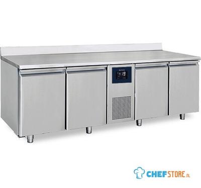 Freezer Counter With 4 Doors GN 1/1 and Upstand - -10°/-20°C - WiFi - VTGB4A/FNWF 1