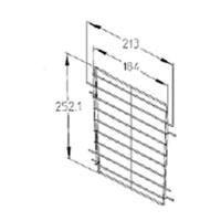 Mandverdeler 210 mm (laag) - Liebherr 7111003