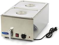 Maxima Bain Marie - met Tapkraan - incl. 2x 1/2 GN-Set - Elektrisch - 09300010