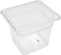 Maxima Gastronorm Bak - 1/6 GN - 15 cm Diep - Polycarbonaat - 09367927