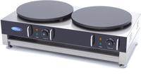 Maxima Crepebakplaat - Dubbele Crepes - 2 X 40 cm - incl. Beslagverdeler - 09374071