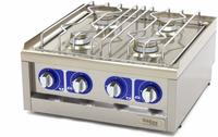 Maxima Kookplaat Horeca - 4 Pitten - Dubbel - 60 cm Diep - Gas - 09391520