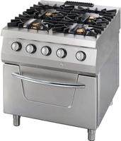 Maxima Premium Fornuis - 4 Pitten - Dubbel - 90 cm Diep - incl. Oven - Gas - 09398500