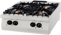Maxima Premium Kookplaat - 4 Pitten - Dubbel - 90 cm Diep - 40 KW - Gas - 09398517