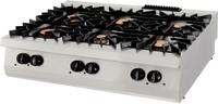 Maxima Premium Kookplaat - 6 Pitten - Driedubbel - 90 cm Diep - Gas - 09398519