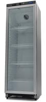 Maxima Koelkast - 400 L - Zwart - met Glazen Deur - 09405020