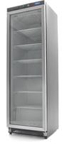 Maxima Vrieskast - 400 L - Zwart - met Glazen Deur - 09405021
