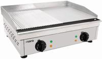 SARO Elektrische Grillplaat (gegroefd+glad) Model FRY TOP GM 610 M