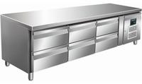 SARO Onderbouw Koelwerkbank 3x2 Laden UGN 3160 TN - 323-3124