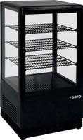 SARO Mini Koelvitrine 70 Liter Model SC 70 Zwart - SC 70 ZWART
