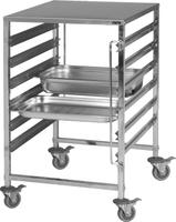 SARO Trolley met Roestvast Stalen Werkblad Model NOEL