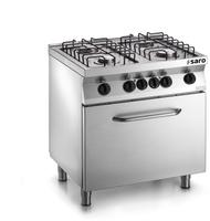 SARO Fast Series Gasfornuis met Elektrische Bakoven Model F7/FUG4LE