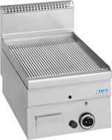 SARO Gas Grillplaat Geribbeld Tafelmodel 400x600 Model GFT46R - 504-1130