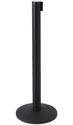 Syna Afzetpaal Flexi Zwart met 2,7 M Trekband Zwart - BBBLACK