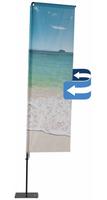 Syna Beachflag Alu Square 155cm Print Dubbelzijdig - BFAS155GDS