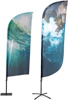 Syna Beach Flag Alu Wind 310 cm Totale Hoogte - BFAW310