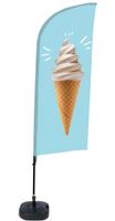 Syna Beach Flag Alu Wind Complete Set IJs ECO Printmateriaal - BFAW310-WT21-I131ECO