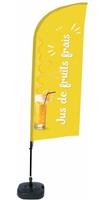 Syna Beach Flag Alu Wind Complete Set Verse Sap Frans - BFAW310-WT21-I506