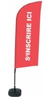 Syna Beach Flag Alu Wind Complete Set hier Melden Rood Frans - BFAW310-WT21-I511