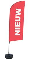 Syna Beach Flag Alu Wind Complete Set Nieuw Rood Nederlands - BFAW310-WT21-I91