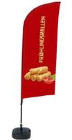 Syna Beach Flag Alu Wind Complete Set Loempia's Duits - BFAW310-WT21-I98